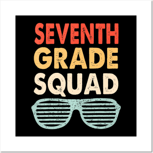 Seventh Grade Squad Crew Back To School 7Th Grade Teacher Posters and Art